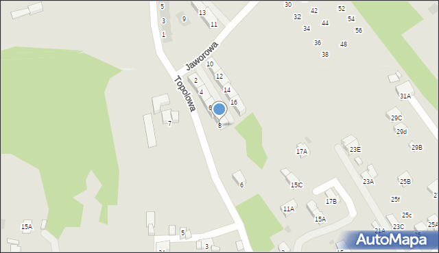Wieliczka, Jaworowa, 8, mapa Wieliczka