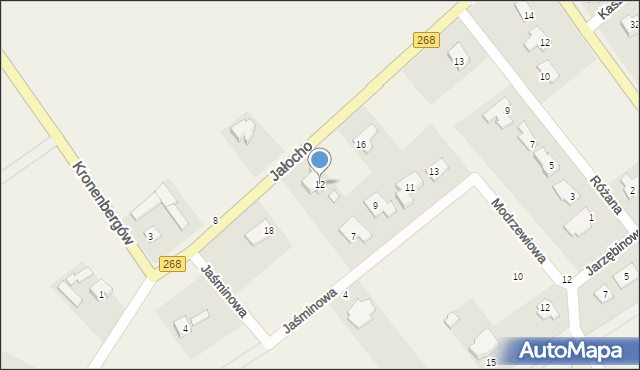 Wieniec, Jałocho Romana, ks., 12, mapa Wieniec