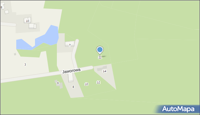 Wojnowice, Jaworowa, 11, mapa Wojnowice