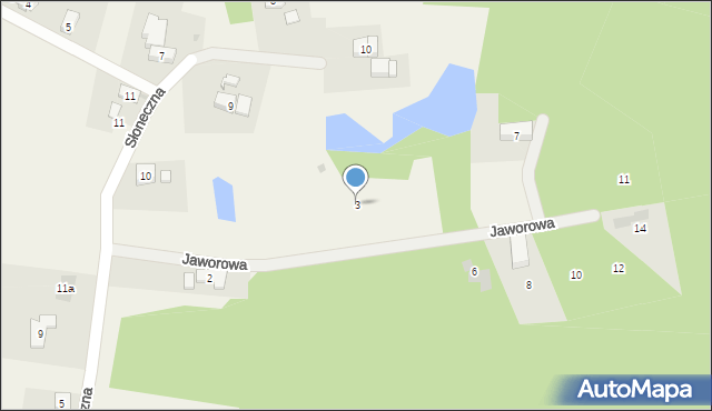 Wojnowice, Jaworowa, 3, mapa Wojnowice