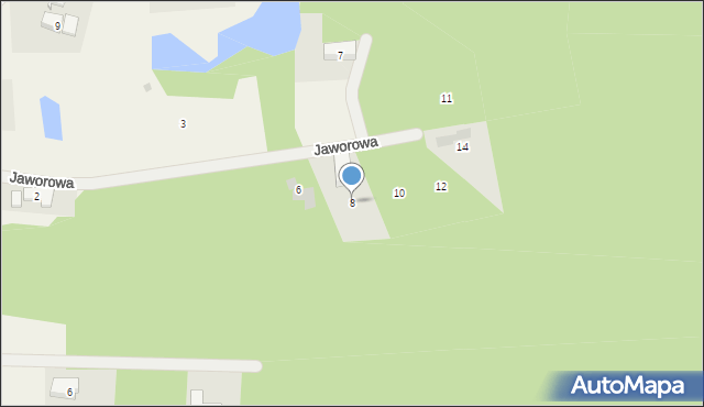 Wojnowice, Jaworowa, 8, mapa Wojnowice