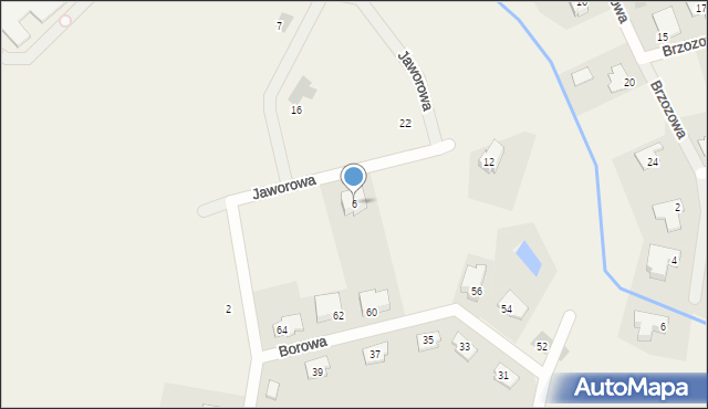 Wójtowo, Jaworowa, 6, mapa Wójtowo