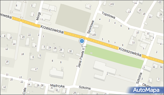 Wola Filipowska, Jana Pawła II, 2, mapa Wola Filipowska