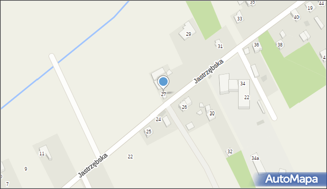 Wola Krakowiańska, Jastrzębska, 27, mapa Wola Krakowiańska