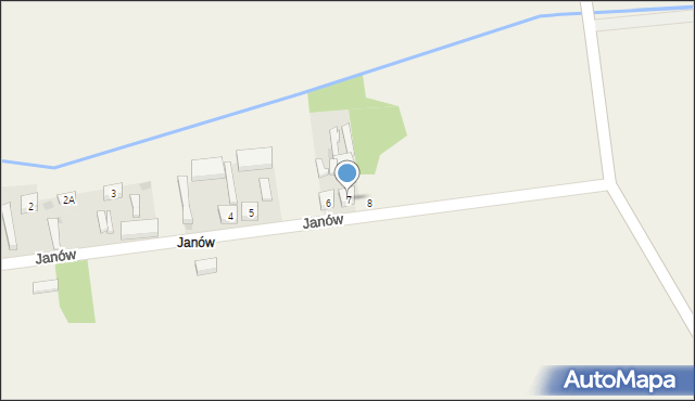 Wola Wiązowa, Janów, 7, mapa Wola Wiązowa