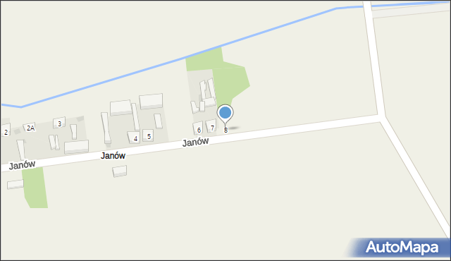 Wola Wiązowa, Janów, 8, mapa Wola Wiązowa