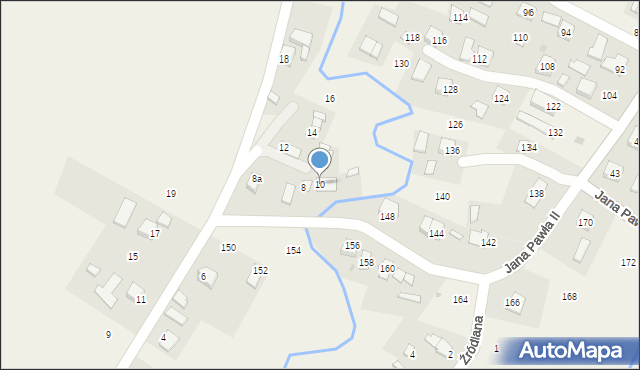 Wróblik Królewski, Jakubińskiego, ks., 10, mapa Wróblik Królewski