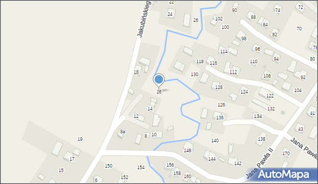 Wróblik Królewski, Jakubińskiego, ks., 16, mapa Wróblik Królewski