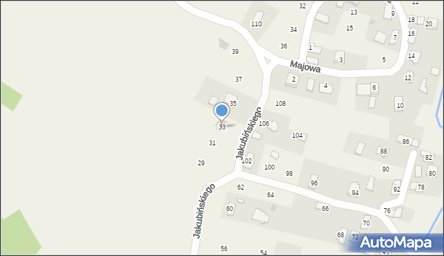 Wróblik Królewski, Jakubińskiego, ks., 33, mapa Wróblik Królewski