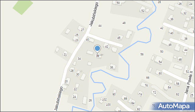 Wróblik Królewski, Jakubińskiego, ks., 38, mapa Wróblik Królewski