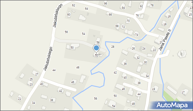 Wróblik Królewski, Jakubińskiego, ks., 52, mapa Wróblik Królewski