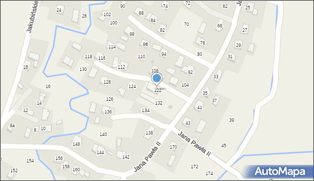 Wróblik Królewski, Jana Pawła II, 122, mapa Wróblik Królewski