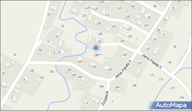 Wróblik Królewski, Jana Pawła II, 140, mapa Wróblik Królewski
