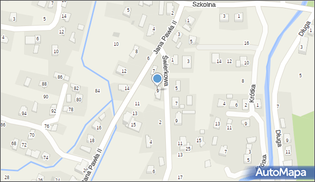 Wróblik Królewski, Jana Pawła II, 9, mapa Wróblik Królewski