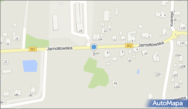 Wrocław, Jarnołtowska, 10, mapa Wrocławia