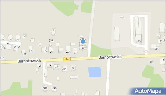 Wrocław, Jarnołtowska, 19, mapa Wrocławia