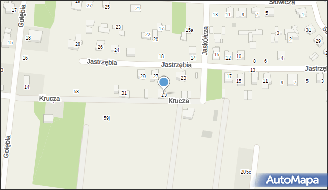 Wronowice, Jastrzębia, 25, mapa Wronowice