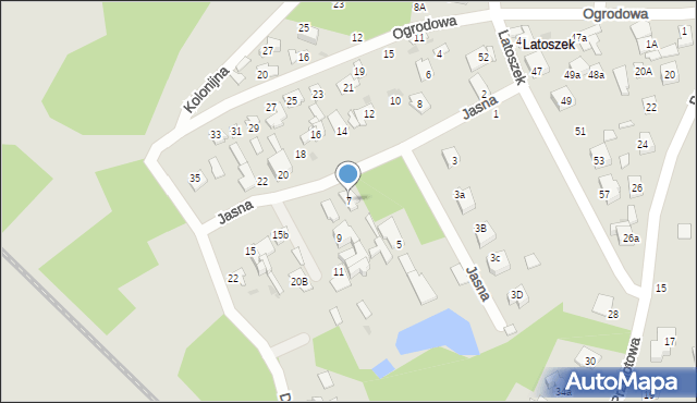 Wyszków, Jasna, 7, mapa Wyszków