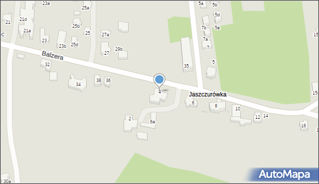 Zakopane, Jaszczurówka, 4, mapa Zakopanego