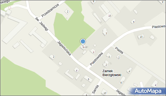 Zamek Bierzgłowski, Jagiellońska, 3, mapa Zamek Bierzgłowski
