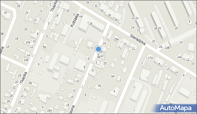 Zduńska Wola, Jasna, 3a, mapa Zduńska Wola