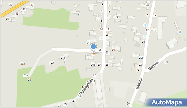 Zgierz, Jagiellońska, 18, mapa Zgierz