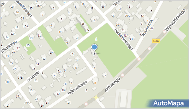 Zielonka, Janikowskiego Leopolda, 3, mapa Zielonka