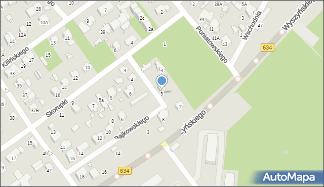 Zielonka, Janikowskiego Leopolda, 5, mapa Zielonka