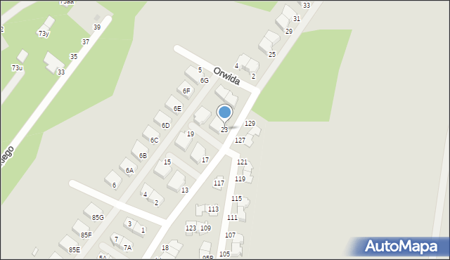 Zielonka, Januszewicza, 23, mapa Zielonka