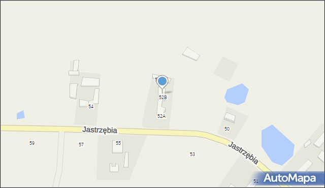 Żołędowo, Jastrzębia, 52C, mapa Żołędowo
