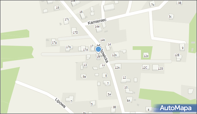 Zwonowice, Jankowicka, 15, mapa Zwonowice