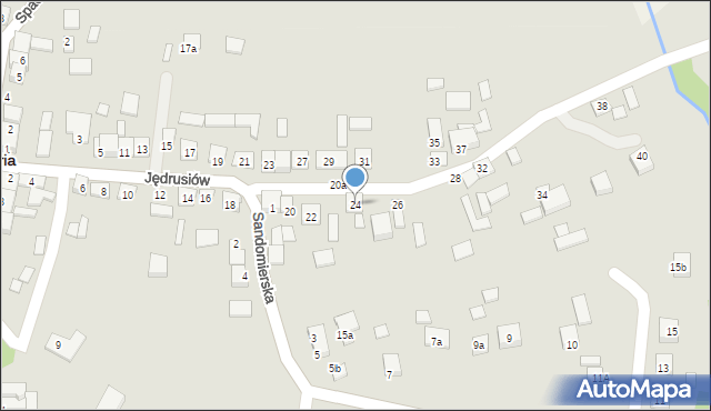 Bogoria, Jędrusiów, 24, mapa Bogoria