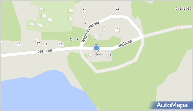 Debrzno, Jeziorna, 16, mapa Debrzno