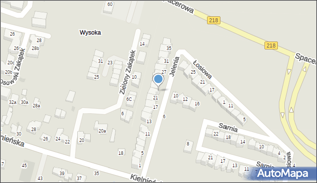 Gdynia, Jelenia, 23, mapa Gdyni