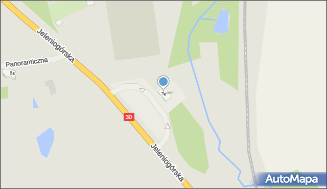 Gryfów Śląski, Jeleniogórska, 7e, mapa Gryfów Śląski
