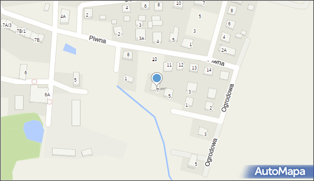 Jasieniec, Jesionowa, 7, mapa Jasieniec