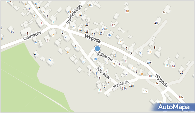 Jaworzno, Jeleń-Rynek, 12, mapa Jaworzno