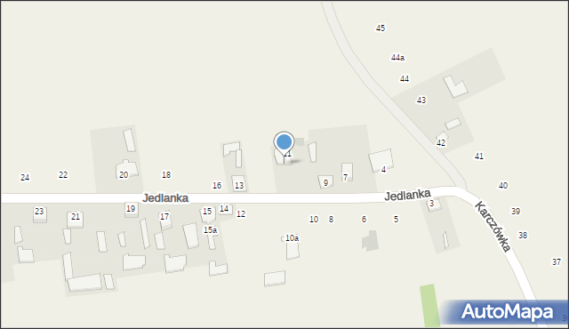 Jedlanka, Jedlanka, 11a, mapa Jedlanka