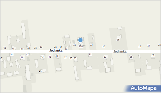 Jedlanka, Jedlanka, 32A, mapa Jedlanka