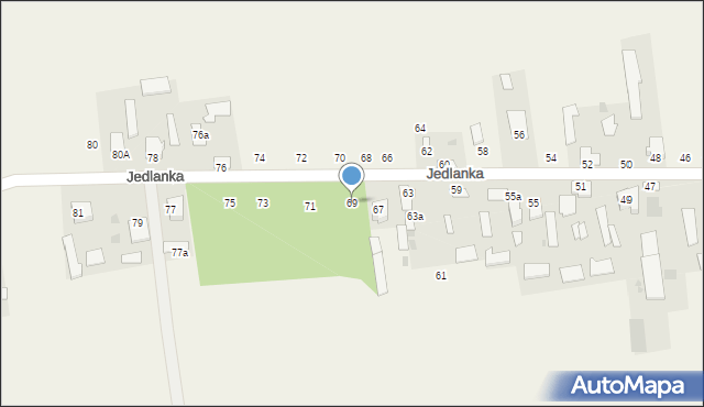 Jedlanka, Jedlanka, 69, mapa Jedlanka