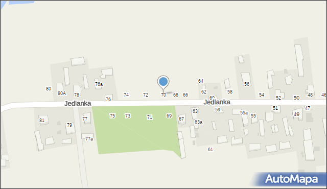 Jedlanka, Jedlanka, 70, mapa Jedlanka