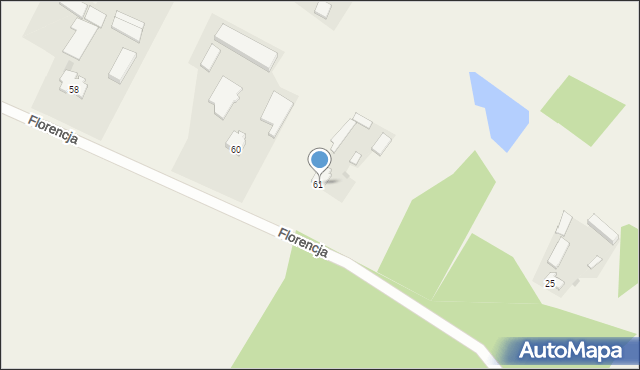 Jedlanka Stara, Jedlanka Stara, 61, mapa Jedlanka Stara