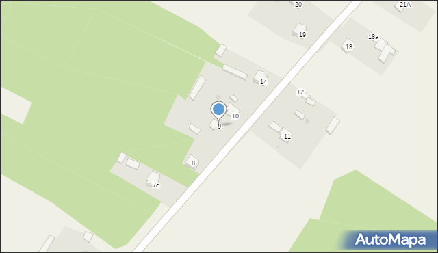 Jedlanka Stara, Jedlanka Stara, 9, mapa Jedlanka Stara