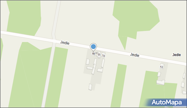 Jedle, Jedle, 56, mapa Jedle