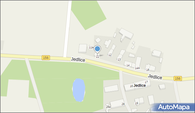 Jedlice, Jedlice, 11, mapa Jedlice