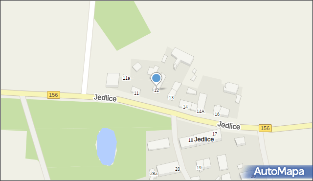 Jedlice, Jedlice, 12, mapa Jedlice