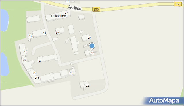 Jedlice, Jedlice, 21, mapa Jedlice