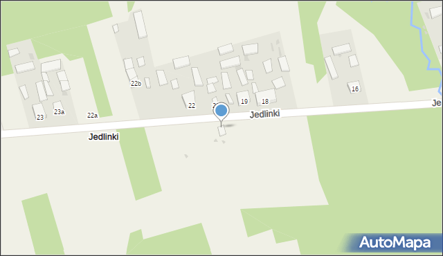 Jedlinki, Jedlinki, 20, mapa Jedlinki
