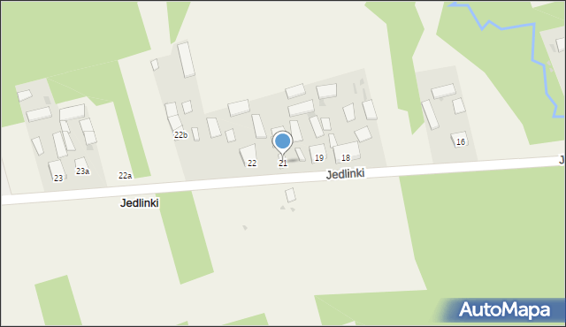 Jedlinki, Jedlinki, 21, mapa Jedlinki