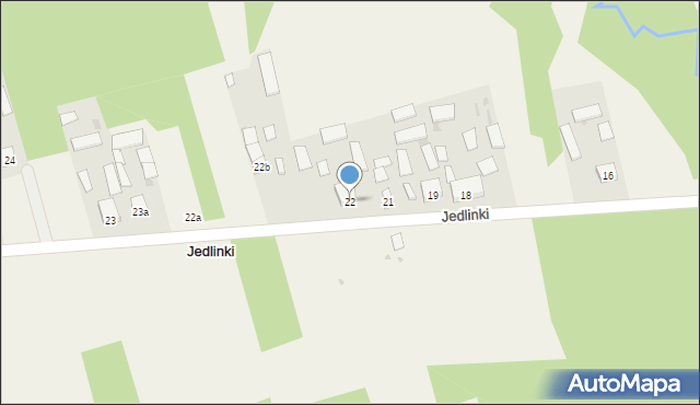 Jedlinki, Jedlinki, 22, mapa Jedlinki